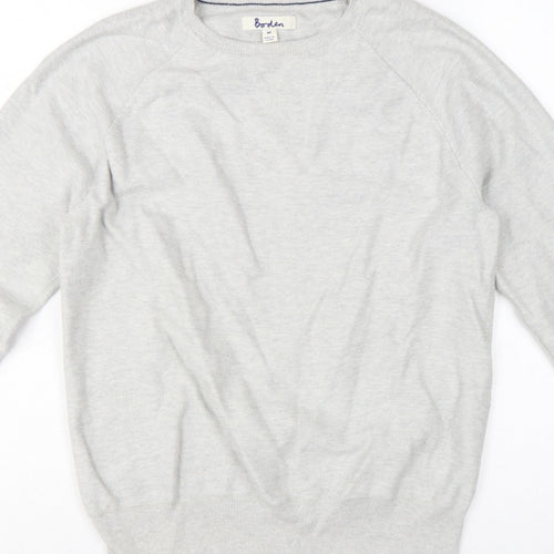 Boden Men’s Grey Crew Neck Knit Pullover Jumper Size M