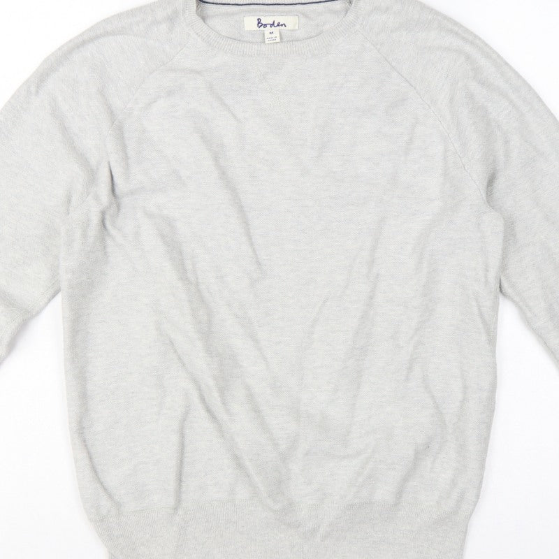 Boden Men’s Grey Crew Neck Knit Pullover Jumper Size M