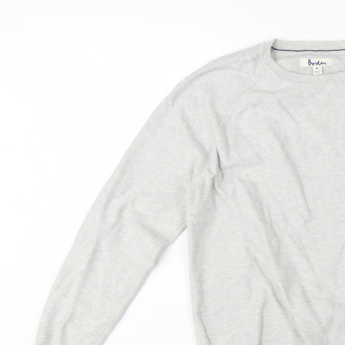 Boden Men’s Grey Crew Neck Knit Pullover Jumper Size M