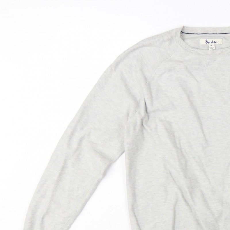 Boden Men’s Grey Crew Neck Knit Pullover Jumper Size M