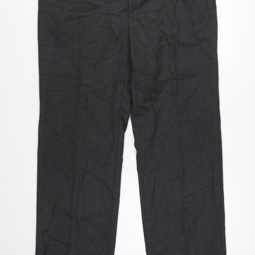 St Michael Men’s Grey Wool Blend Dress Trousers 40in 33in Leg Vintage