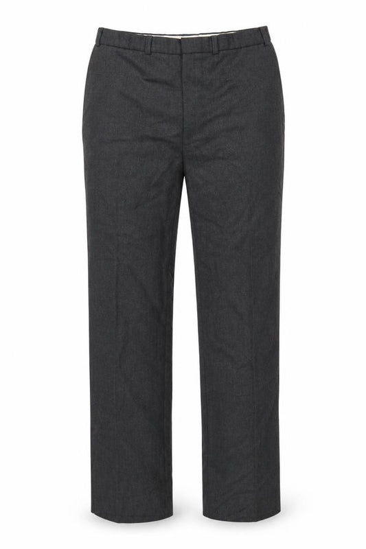 St Michael Men’s Grey Wool Blend Dress Trousers 40in 33in Leg Vintage