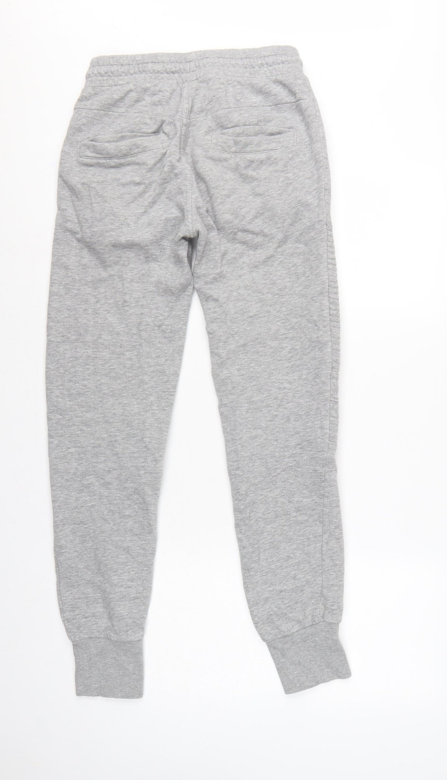 H&M Men Grey XS Slim Tapered Fleece Jogger Sweatpants