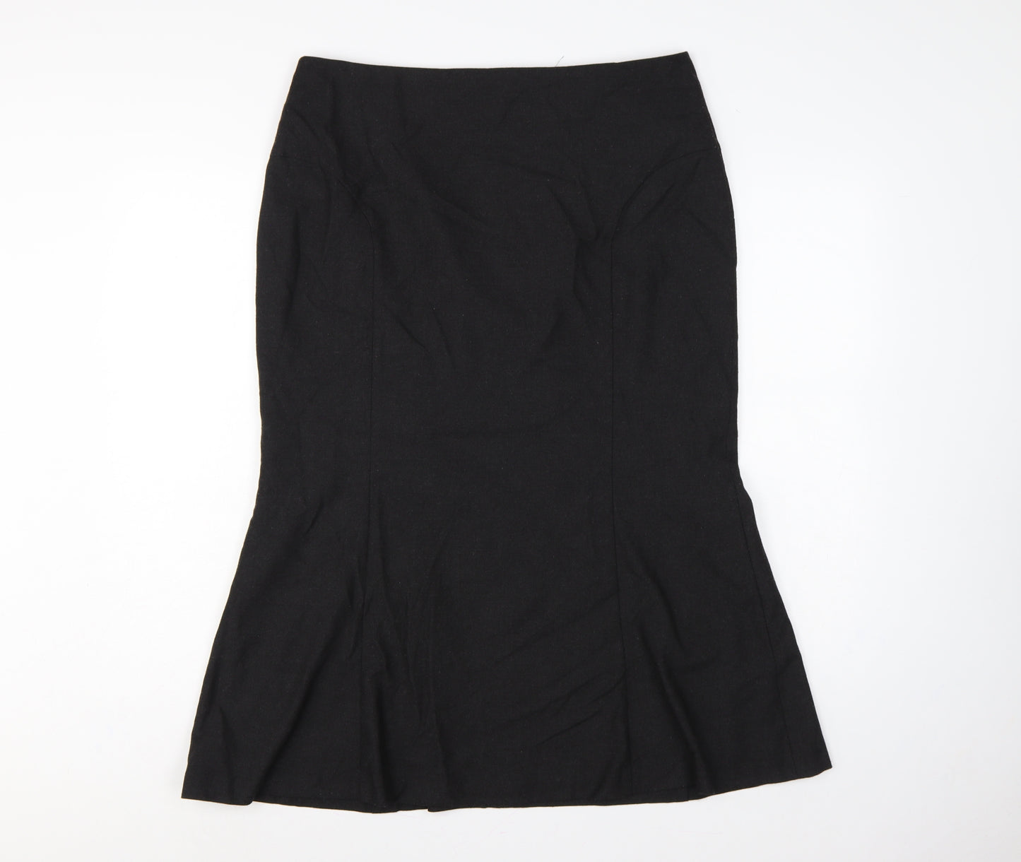 Precis Petite Women Black UK 16 Knee Length Trumpet Workwear Skirt