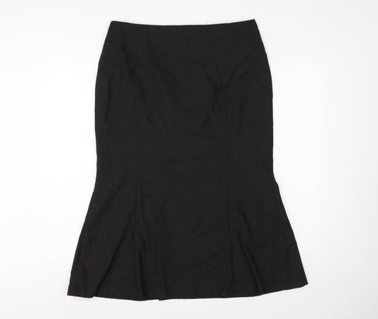 Precis Petite Women Black UK 16 Knee Length Trumpet Workwear Skirt