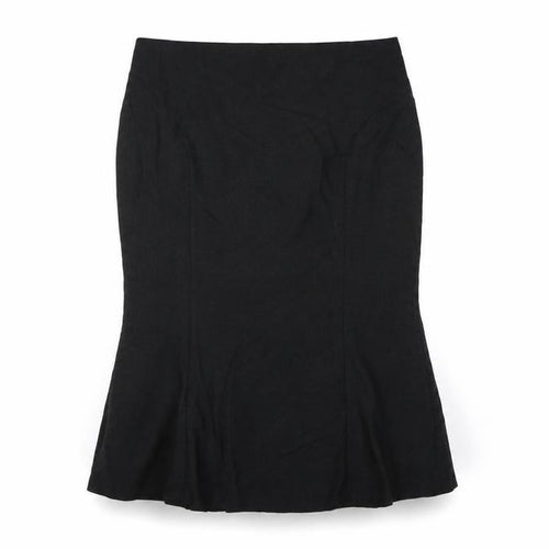 Precis Petite Women Black UK 16 Knee Length Trumpet Workwear Skirt