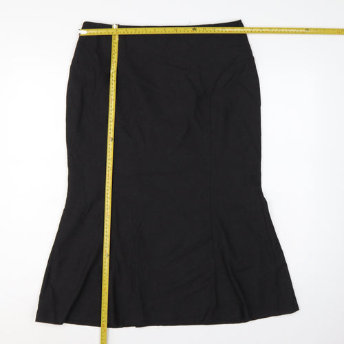 Precis Petite Women Black UK 16 Knee Length Trumpet Workwear Skirt