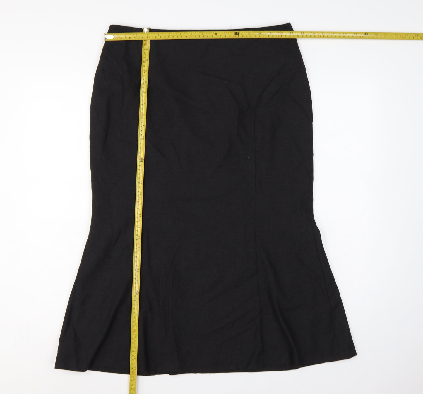 Precis Petite Women Black UK 16 Knee Length Trumpet Workwear Skirt