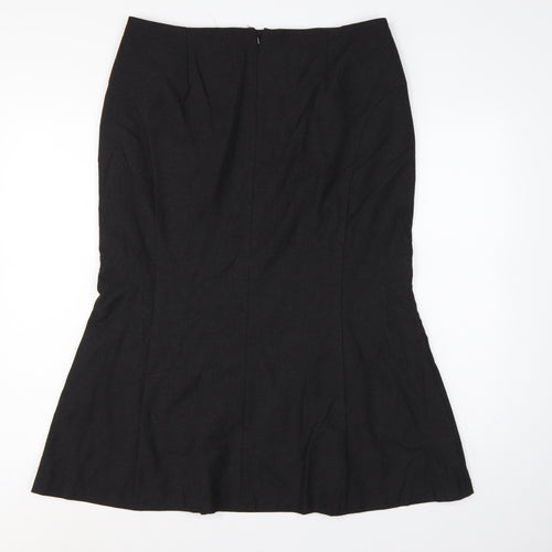 Precis Petite Women Black UK 16 Knee Length Trumpet Workwear Skirt