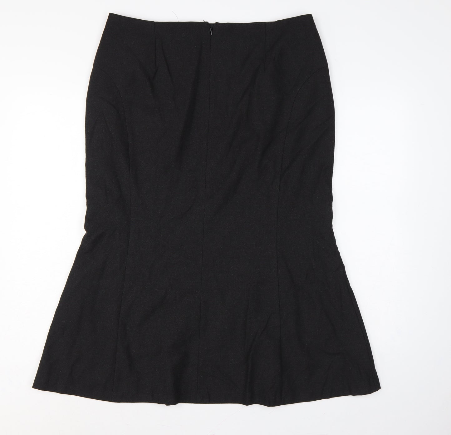 Precis Petite Women Black UK 16 Knee Length Trumpet Workwear Skirt