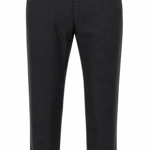 Next Men’s Grey Check Tapered Trousers 36in Waist Long 33in Leg