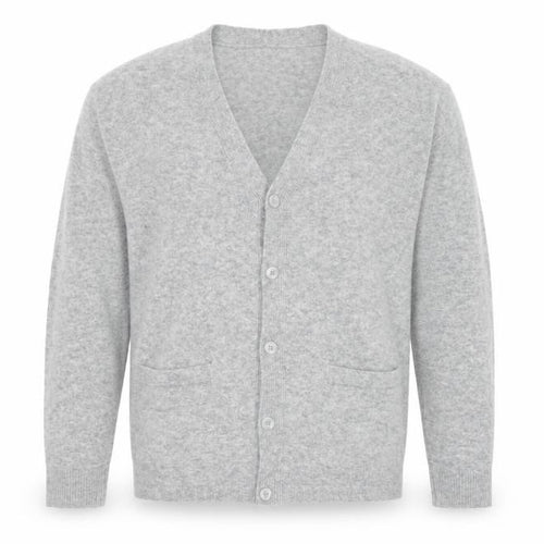 GAP Men’s Grey M V-Neck Button Knit Cardigan Pockets
