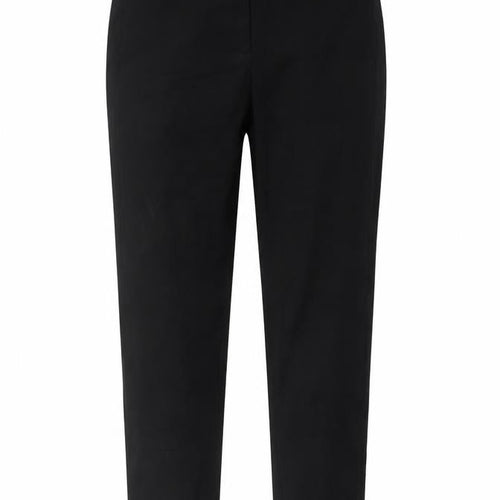 Marks & Spencer Women Black UK 10 Tapered Tailored Work Trousers
