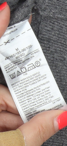 GAP Men’s Grey M Crew Neck Cotton Blend Knit Pullover Jumper