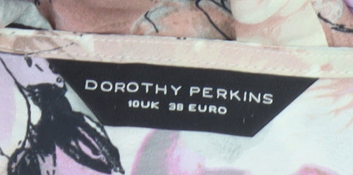 Dorothy Perkins Women Multicoloured Floral Maxi Dress UK 10 Belted