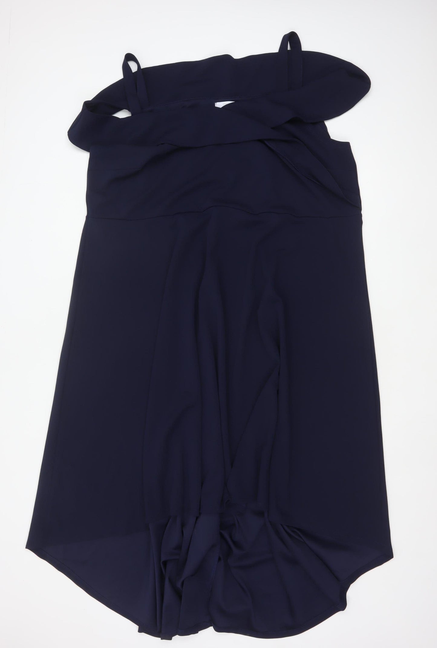 Yours London Women’s Blue UK 28 Plus Size Off Shoulder Maxi Dress