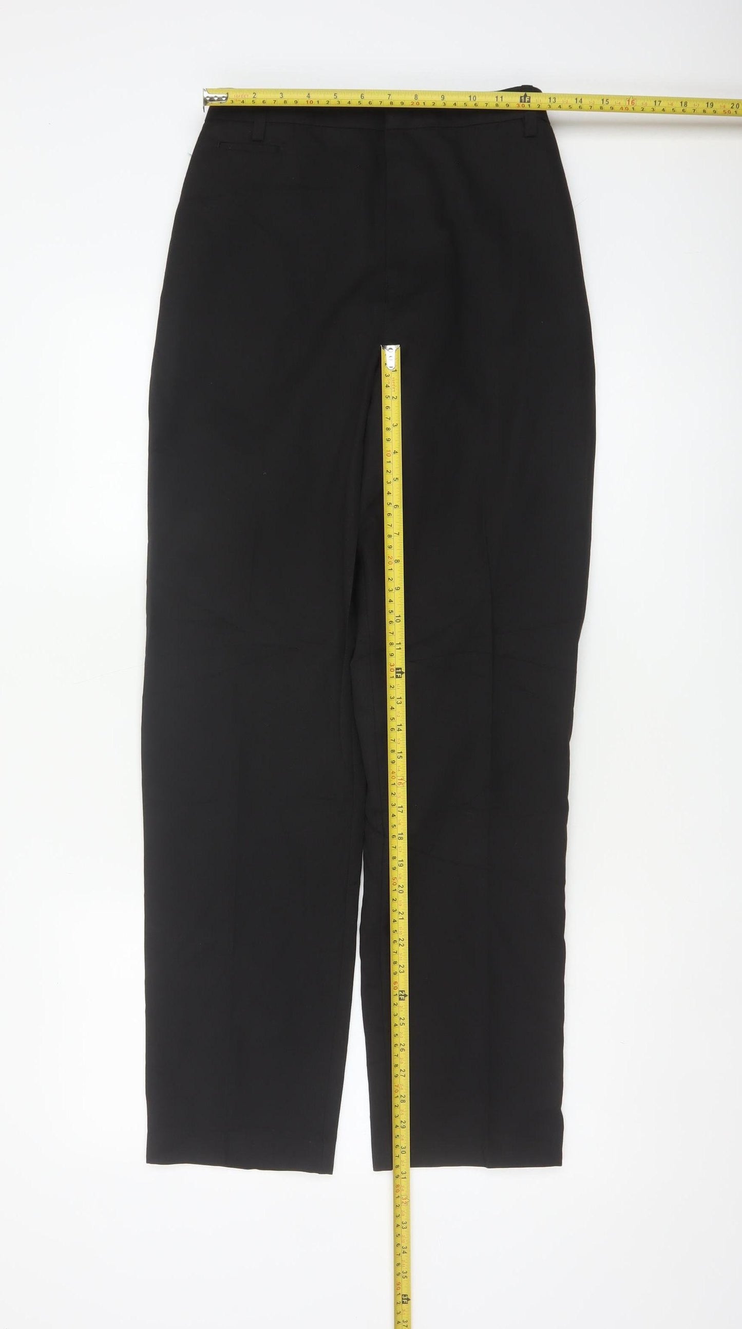 Marks & Spencer Boys Black 17-18 Years Slim School Dress Trousers