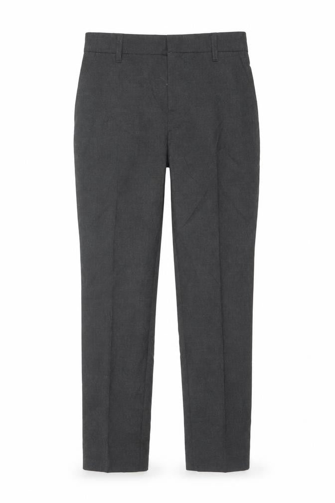 M&S Boys Grey 7-8 Years Dress Pants Super Skinny School NWT