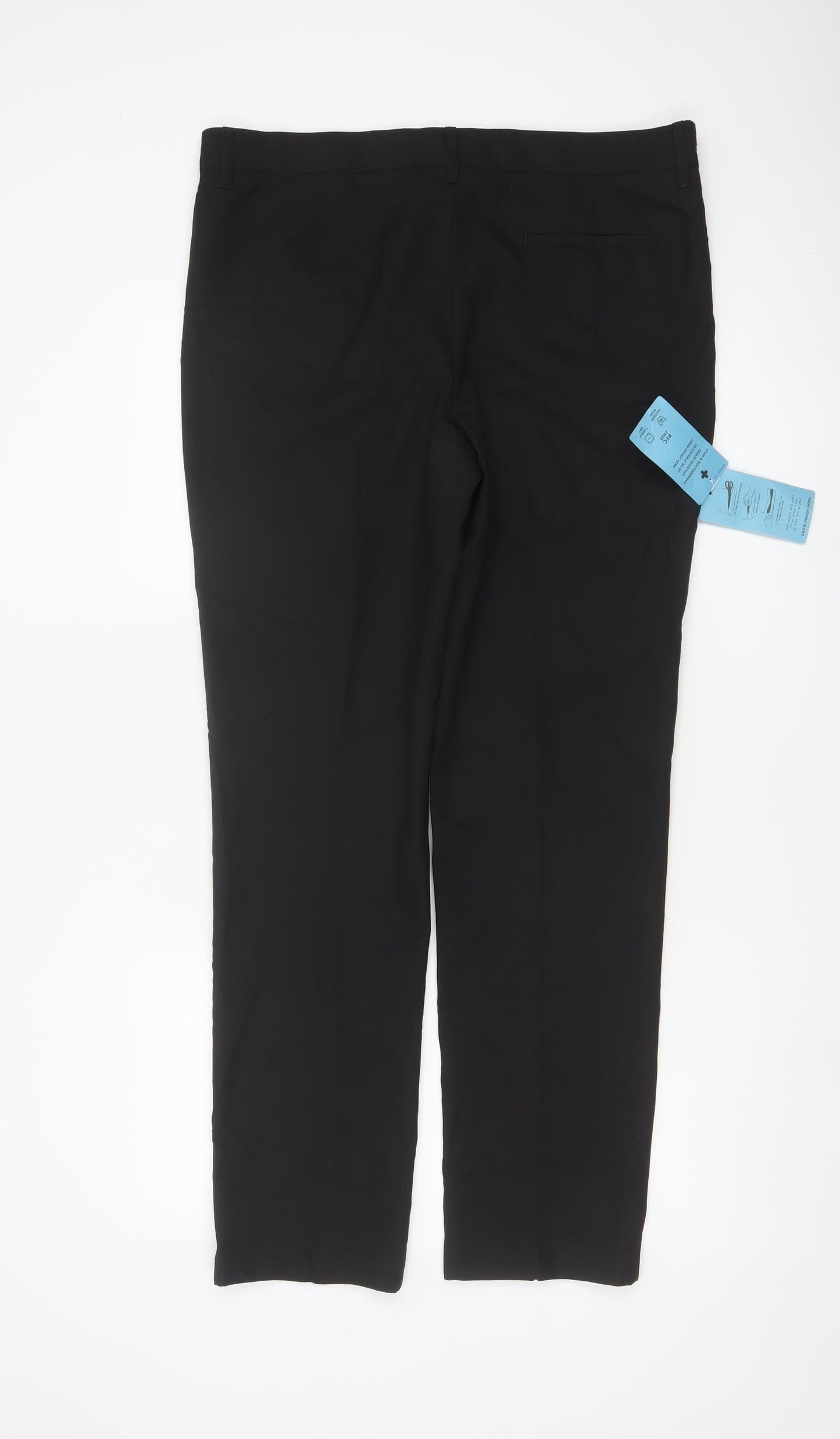 M&S Boys Black School Dress Trousers Age 16 Years Easy Care NWT