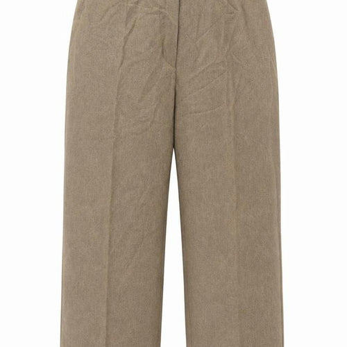 Marks and Spencer Women's Brown UK 18 Short Tailored Straight Trousers