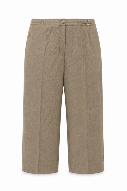 Marks and Spencer Women's Brown UK 18 Short Tailored Straight Trousers