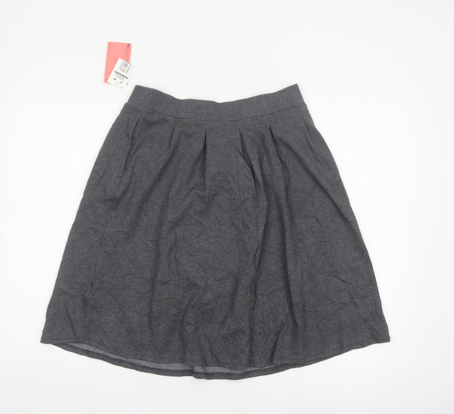 Marks & Spencer Girls Grey 164 A-Line Knee Length School Skirt NWT