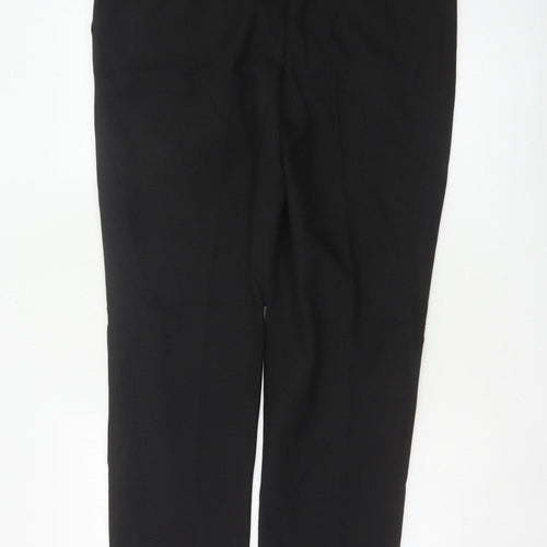 Marks & Spencer Boys Black 17-18 Years Dress Trousers School Pockets