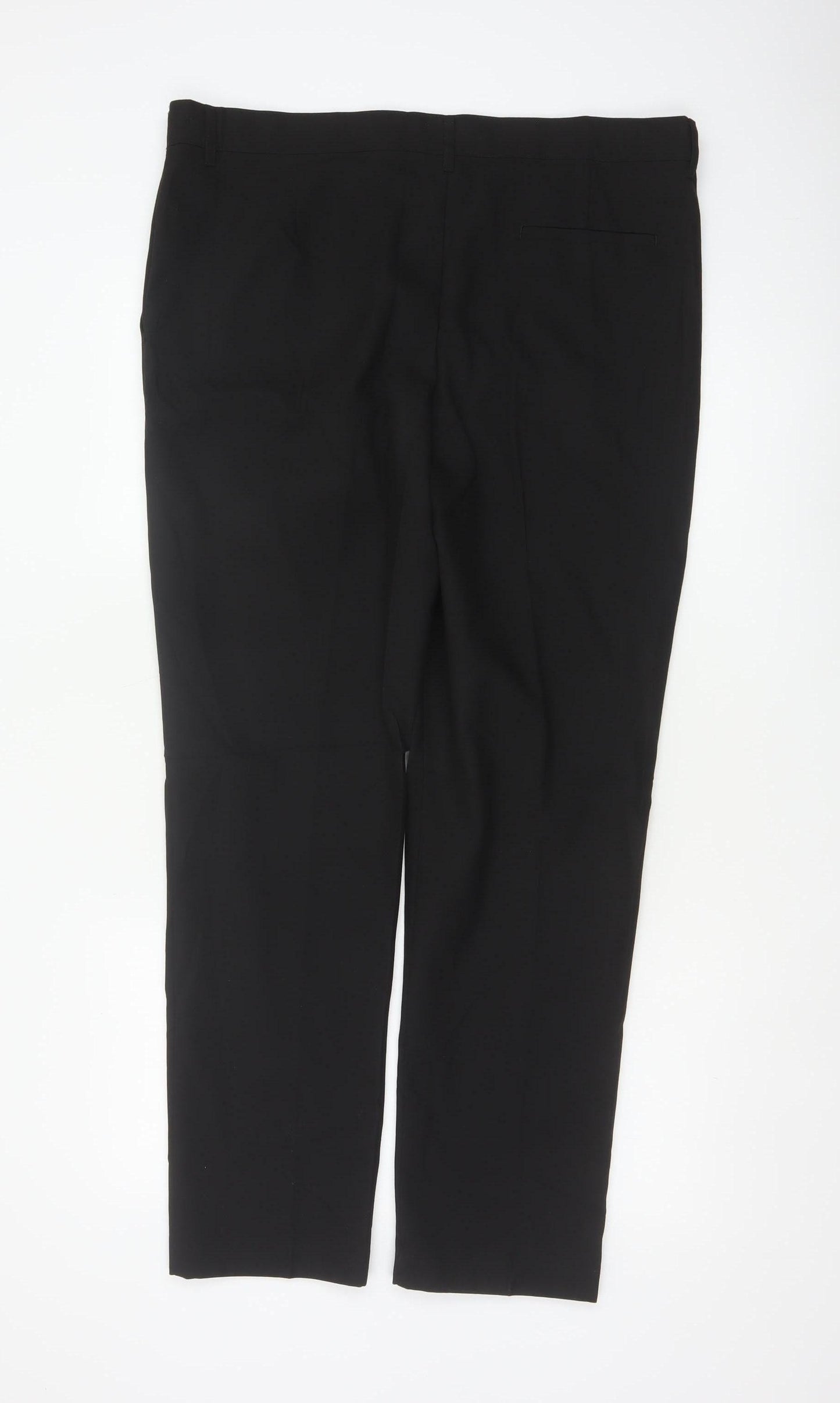 Marks & Spencer Boys Black 17-18 Years Dress Trousers School Pockets
