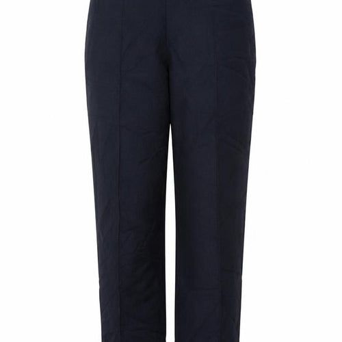 M&S Women’s Black UK 16 Short Straight Leg Elastic Waist Trousers