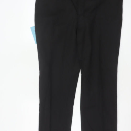 Marks & Spencer Boys Black 18+ Slim Leg School Trousers NWT