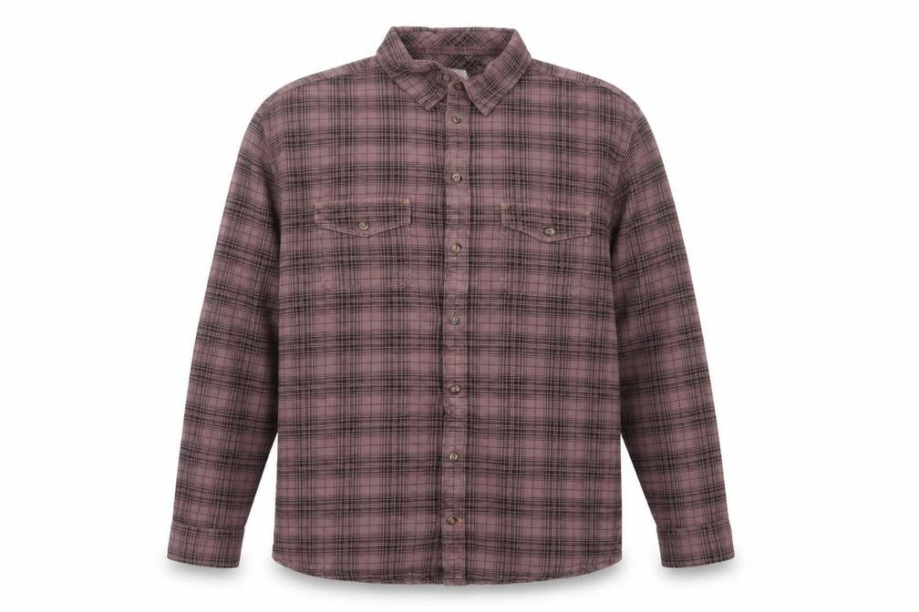 FatFace Men Pink Check 2XL Button-Down Long Sleeve Cotton Shirt