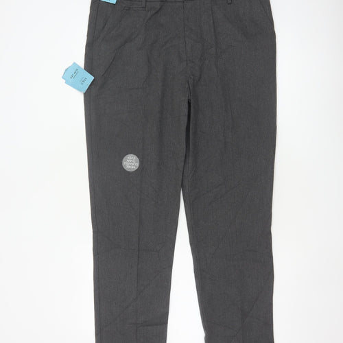 Marks & Spencer Boys Grey 18 Plus Slim Leg School Trousers NWT