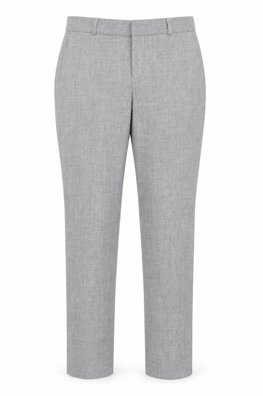 Banana Republic Women Grey UK 6 Petite Ryan Tailored Dress Trousers