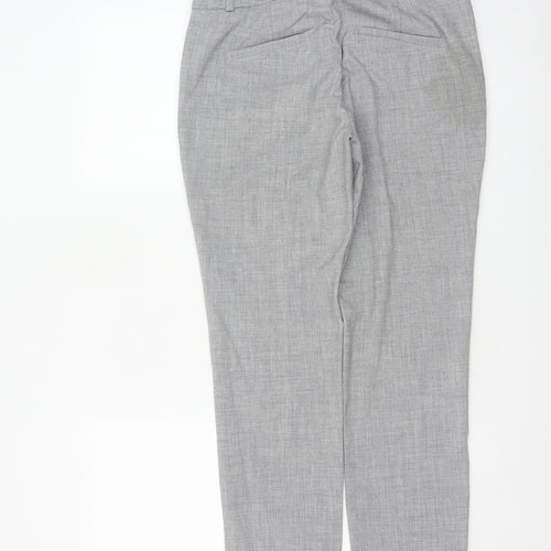 Banana Republic Women Grey UK 6 Petite Ryan Tailored Dress Trousers