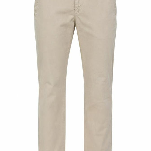 Zara Men Beige Slim Tapered Chino Trousers Size M W31