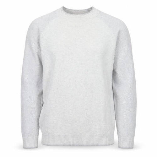 Hollister Men’s Grey L Crew Neck Cotton Blend Knit Pullover Jumper