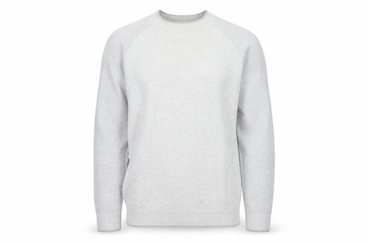 Hollister Men’s Grey L Crew Neck Cotton Blend Knit Pullover Jumper