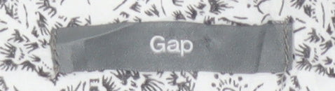 Gap Women’s White Floral A-Line Short Skirt UK 6 Lined