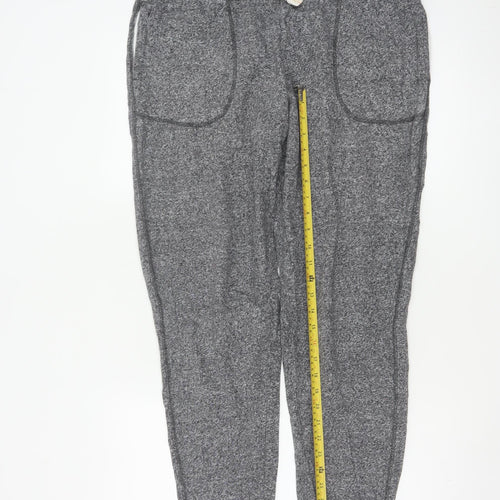 FatFace Men’s Grey Marl XL Cotton Blend Cuffed Jogger Trousers