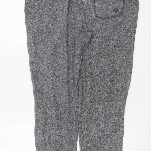 FatFace Men’s Grey Marl XL Cotton Blend Cuffed Jogger Trousers