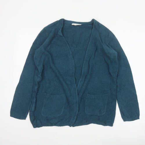 Seasalt Cornwall Women’s Blue UK 8 Open Cable Knit Cotton Cardigan
