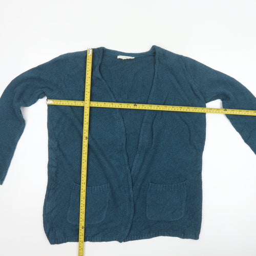 Seasalt Cornwall Women’s Blue UK 8 Open Cable Knit Cotton Cardigan