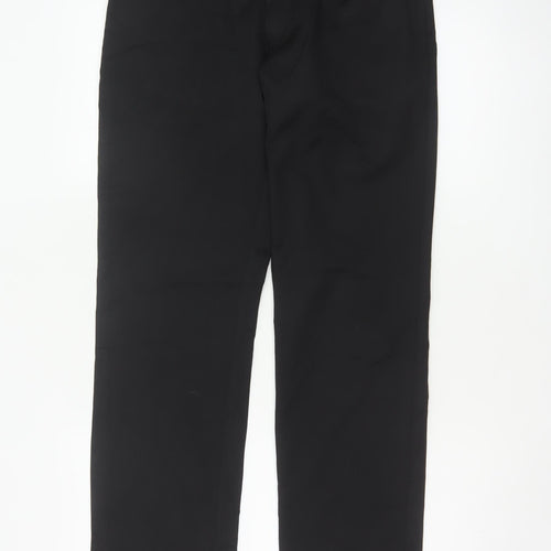 Next Men’s Black 30in Straight Fit Formal Trousers 30W 31L