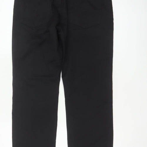 Next Men’s Black 30in Straight Fit Formal Trousers 30W 31L