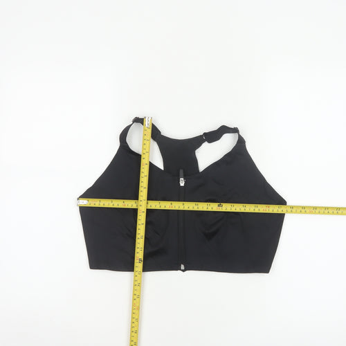 M&S Goodmove Women’s Black 42C High Support Zip Front Sports Bra