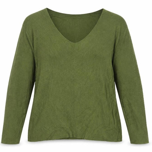 John Lewis Women Green Size 12 V-Neck Open Knit Cardigan