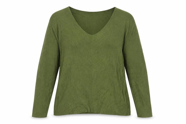 John Lewis Women Green Size 12 V-Neck Open Knit Cardigan