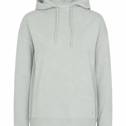 Fat Face Women’s Green UK 8 Hooded Rib Knit Pullover Jumper