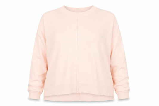 John Lewis Women’s Pink Size 16 Crew Neck Long Sleeve Knit Jumper