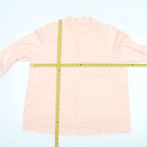 John Lewis Women’s Pink Size 16 Crew Neck Long Sleeve Knit Jumper